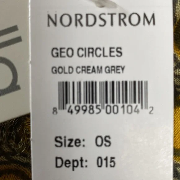 NWT Geo Circles Scarf - Picture 6 of 6
